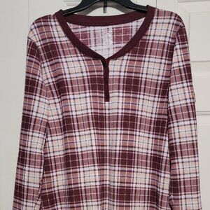 Jockey Long Sleeve Waffle Henley Shirt (Large) & Legging (Medium)